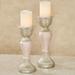 Aurelleigh Candleholders Rose Quartz Set of Two, Set of Two, Rose Quartz