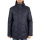 LARSSON & CO Mens Quilted Rain Mac Coat Jacket Navy