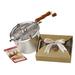 Wabash Valley Farms Silver Splendor & Gold Glitter Gift Set Whirley Pop & Premium Popping Set | 6 H x 15 W x 9 D in | Wayfair 24013