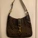 Coach Bags | Authentic Coach Dark Brown Signature Hobo Bag | Color: Brown/Gold | Size: Os