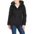 Bench Women's Padded Jacket with Fur Lining, Black (Black Beauty Bk11179), Small