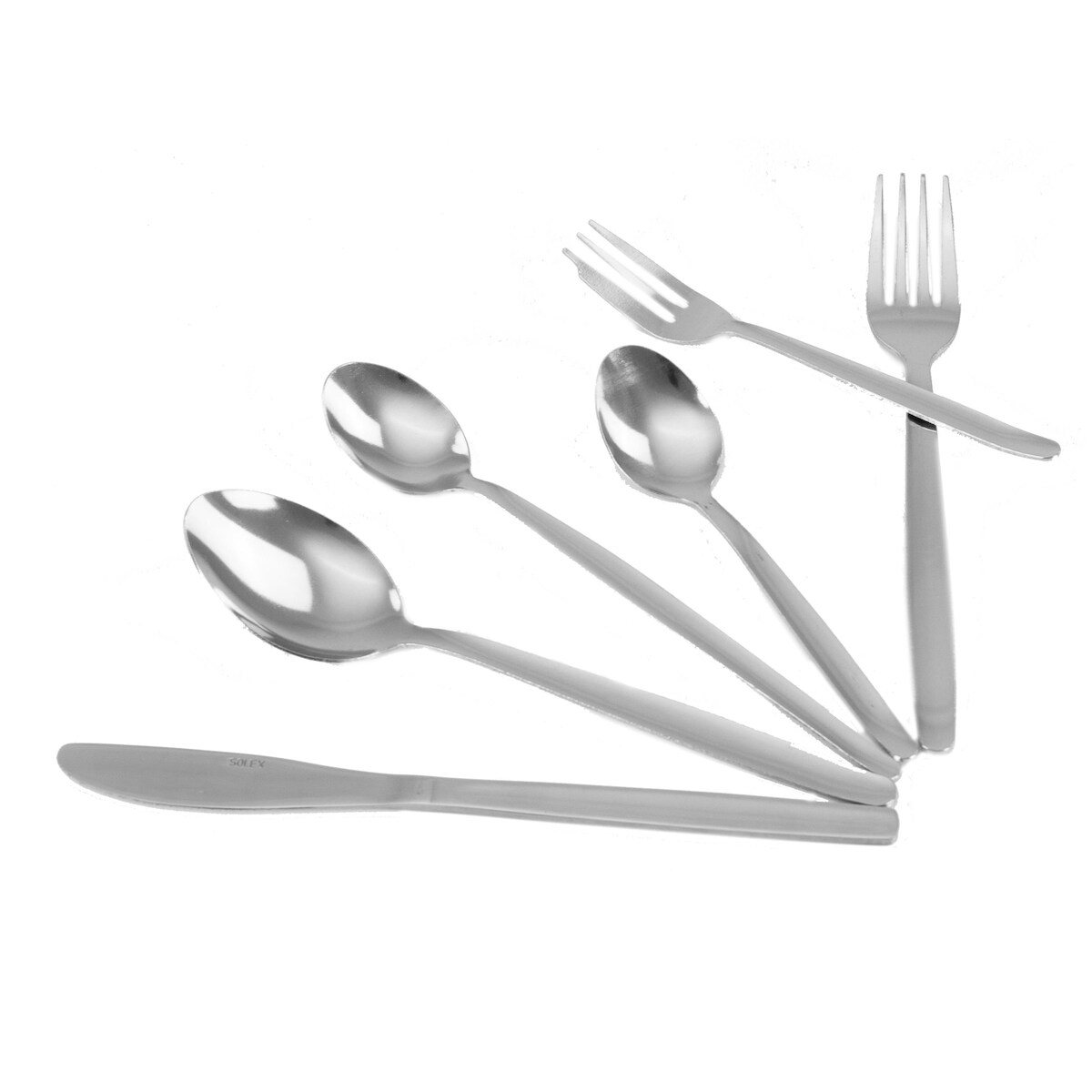 Solex TM 80 Kantinenbesteckset 144 teilig inklusive Latte Macchiatolöffel Image