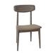 Corrigan Studio® Tylor Side Chair Wood/Upholstered in Black | 33 H x 19.75 W x 18 D in | Wayfair BCD1CCF8FDA742439E54F0F4CBECBF88