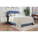 Brayden Studio® Ingrassellino Low Profile Standard Bed Wood & /Upholstered/Polyester in Blue | 16 H x 78.25 W x 84.25 D in | Wayfair