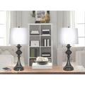 Latitude Run® Asia 29" Table Lamp Set Linen/Metal in Brown | 28.5 H x 13 W x 13 D in | Wayfair 693A412A09A149548D09662F73A33FFB