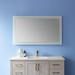 Orren Ellis Francys Modern & Contemporary Lighted Bathroom/Vanity Mirror Plastic | 28 H x 48 W x 2.17 D in | Wayfair