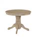 Classic Pedestal Dining Table in White Wash Finish - Homestyles Furniture 5170-30