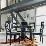 5PC Dining Set Black Finish - Homestyles Furniture 5178-318