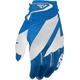 FXR Clutch Strap Motocross Handschuhe, weiss-blau, Größe XL