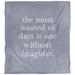 East Urban Home Laughter Inspirational Quote Single Duvet Cover Microfiber in White/Blue | King Duvet Cover | Wayfair