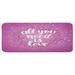 Pink 0.1" x 47" L X 19" W Kitchen Mat - East Urban Home Love Kitchen Mat 0.1 x 19.0 W in indigo/Synthetics | 0.1" H X 47" L X 19" W | Wayfair