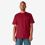 Dickies Men's Big & Tall Heavyweight Short Sleeve Pocket T-Shirt - English Red Size 3Xl 3XL (WS450)