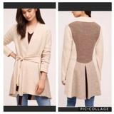 Anthropologie Sweaters | Anthropologie S Rosie Neira Denisse Wool Sweater | Color: Cream/Tan | Size: S