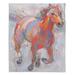 East Urban Home Hear The Pounding I Horses Soft Sherpa Blanket Microfiber/Fleece/Microfiber/Fleece | 51 W in | Wayfair