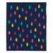 East Urban Home Raindrops Nursery Fleece Soft Sherpa Blanket Microfiber/Fleece/Microfiber/Fleece | 68 W in | Wayfair