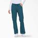 Dickies Women's Eds Signature Flare Leg Cargo Scrub Pants - Caribbean Blue Size 3Xl (86206)