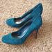 Jessica Simpson Shoes | Blue Suede Pumps | Color: Blue | Size: 6.5