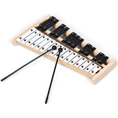 Costway 27 Note Glockenspiel Xylophone with 2 Rubber Mallets