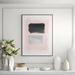 Casa Fine Arts and Red Shimmer 1 - Floater Frame Painting Print on Canvas in Pink | 24 H x 18 W x 2 D in | Wayfair 33837-01