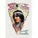 Buyenlarge Buffalo Bill: "Arrow Head" The Belle of the Tribe Vintage Advertisement | 30 H x 20 W in | Wayfair 0-587-02900-5C2030