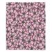 East Urban Home Wild Blooms Pink Yellow Soft Sherpa Blanket Microfiber/Fleece/Microfiber/Fleece | 51 W in | Wayfair