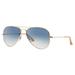 Ray-Ban Accessories | *Send Offers* Ray-Ban Gradient Aviator Sunglasses | Color: Blue/Gold | Size: 58