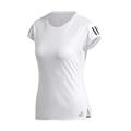 adidas Damen T-Shirt Club 3 STR Tee, Blanco/Plamat/Negro, S, FK6971