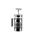 Alessi 9094/3 - Press Filter Coffee Maker or Infuser in 18/10 Stainless Steel Mirror Polished and Heat Resistant Glass, 3 Cups