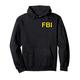 FBI Shirt, Doppelseitig Beidseitig Bedruckt Brust, Seal Logo Pullover Hoodie
