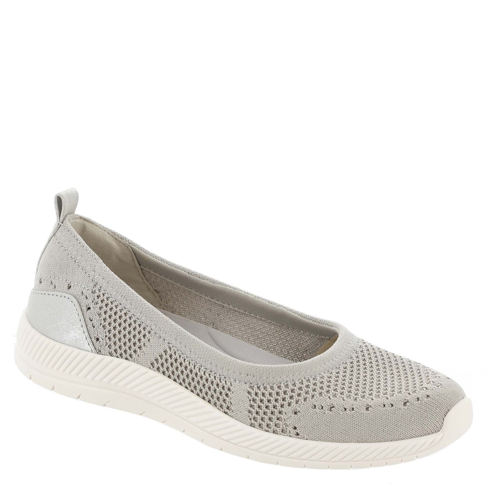 Easy Spirit Glitz - Womens 5 Grey Slip On Medium