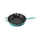 Le Creuset Signature Enamelled Cast Iron Deep Skillet With Helper Handle and Two Pouring Lips, For All Hob Types and Ovens, 26cm, 2 Litre, Teal, 20187261700422