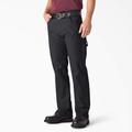 Dickies Men's Relaxed Fit Heavyweight Duck Carpenter Pants - Rinsed Black Size 33 34 (1939)