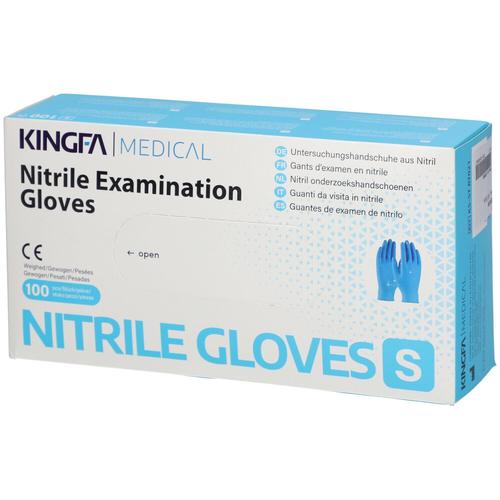 Nitril Einmal Handschuhe puderfrei klein 100 St