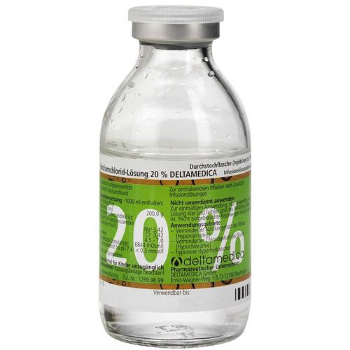 Kochsalzlösung 20% Deltamedica 20x100 ml Infusionslösung