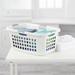 Sterilite Ultra 2 Bushel Plastic Stacking Clothes Laundry Basket, White Plastic in Gray | 12.38 H x 18.63 W x 27.38 D in | Wayfair 12168006