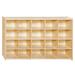 Wood Designs Contender 20 Compartment Cubby Wood in Orange | 29.25 H x 12 D in | Wayfair C14509ORF-C5