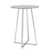 Orren Ellis Dewhirst Dining Table Glass/Metal in Gray | 42 H x 30 W x 30 D in | Wayfair FAF2181C8E8F41A39ADD964534AAB5D9