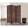 Loon Peak® Nickolas 63" W x 72" H 3 - Panel Folding Room Divider Wood in Brown | 72 H x 63 W x 2 D in | Wayfair 9302456A29C642F4BE2BAF9664542813