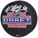 Matt Duchene Nashville Predators Autographed 2009 NHL Draft Logo Hockey Puck