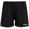 hummel Damen Hmlauthentic Poly kvinde Shorts, Black/White, XXL EU