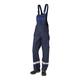 JAK Workwear 12-12003-046-084-82 Modell 12003 EN ISO 1149-5 Antiflame Latzhose, Marine/Königsblau, EU 48/84 Größe, 82cm Schrittlänge