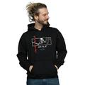 Star Wars The Rise of Skywalker Kylo Ren Katakana Art Stripe Men's Hoodie Black Medium