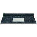 Tile & Top Granite 43" Single Bathroom Vanity Top w/ Sink Granite in Blue | 0.75 H x 43 W x 22 D in | Wayfair WF3068