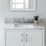 Tile & Top Granite 31" Single Bathroom Vanity Top w/ Sink Granite in White | 0.75 H x 31 W x 22 D in | Wayfair WF3054