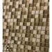Bella Via Grid Mosaic Wall & Floor Tile 5/8" Mosaics on 12"x12" Natural Stone/Mixed Material//Marble in Brown/Gray/White | Wayfair TGL00228