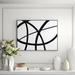 Casa Fine Arts Brush in Motion - I - Floater Frame Painting Print on Canvas in Black | 18 H x 24 W x 2 D in | Wayfair 34330-01