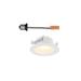 Symple Stuff Dimaggio 4" Remodel LED Retrofit Recessed Lighting Kit in White | 2.7 H x 5 W in | Wayfair EVL4730NWH35