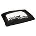 East Urban Home Wichita Kansas Outdoor Dog Pillow Polyester in Black | 6 H x 28 W x 18 D in | Wayfair FCB2AF81229240248A5737167512A6AF