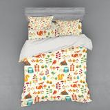 East Urban Home Children Duvet Cover Set Microfiber in Orange | Queen Duvet Cover + 3 Additional Pieces | Wayfair 5933008F72234BF29726CA8B2D839906