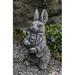 Campania International Rabbit Esq Concrete in Blue/Black | 15.75 H x 7.25 W x 12 D in | Wayfair A-615-AL